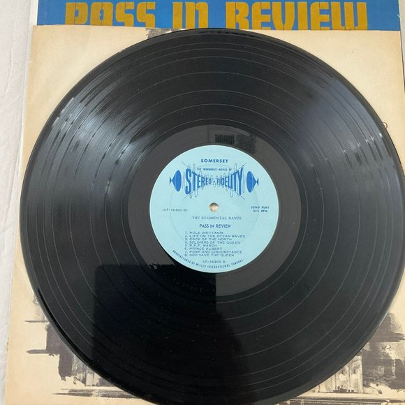 The Regimental Bands: Pass In Review Vintage Vinyl Record - Picture 9 of 11